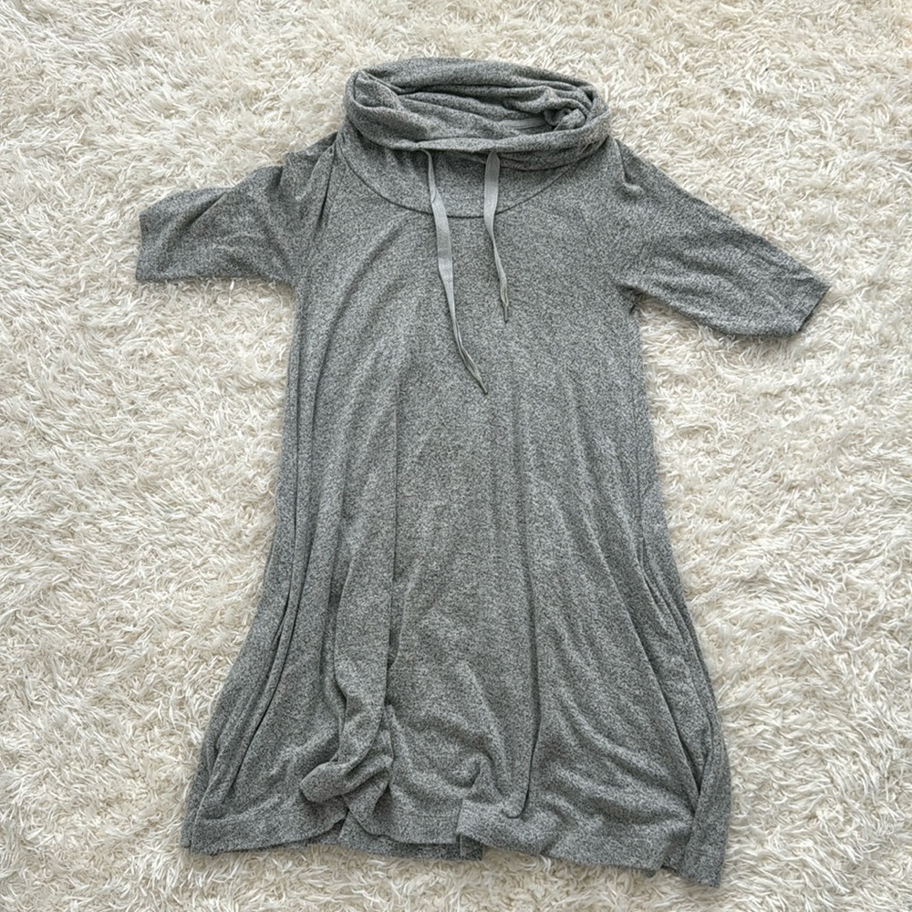 Lou & Grey Cowl Neck T-Shirt Dress